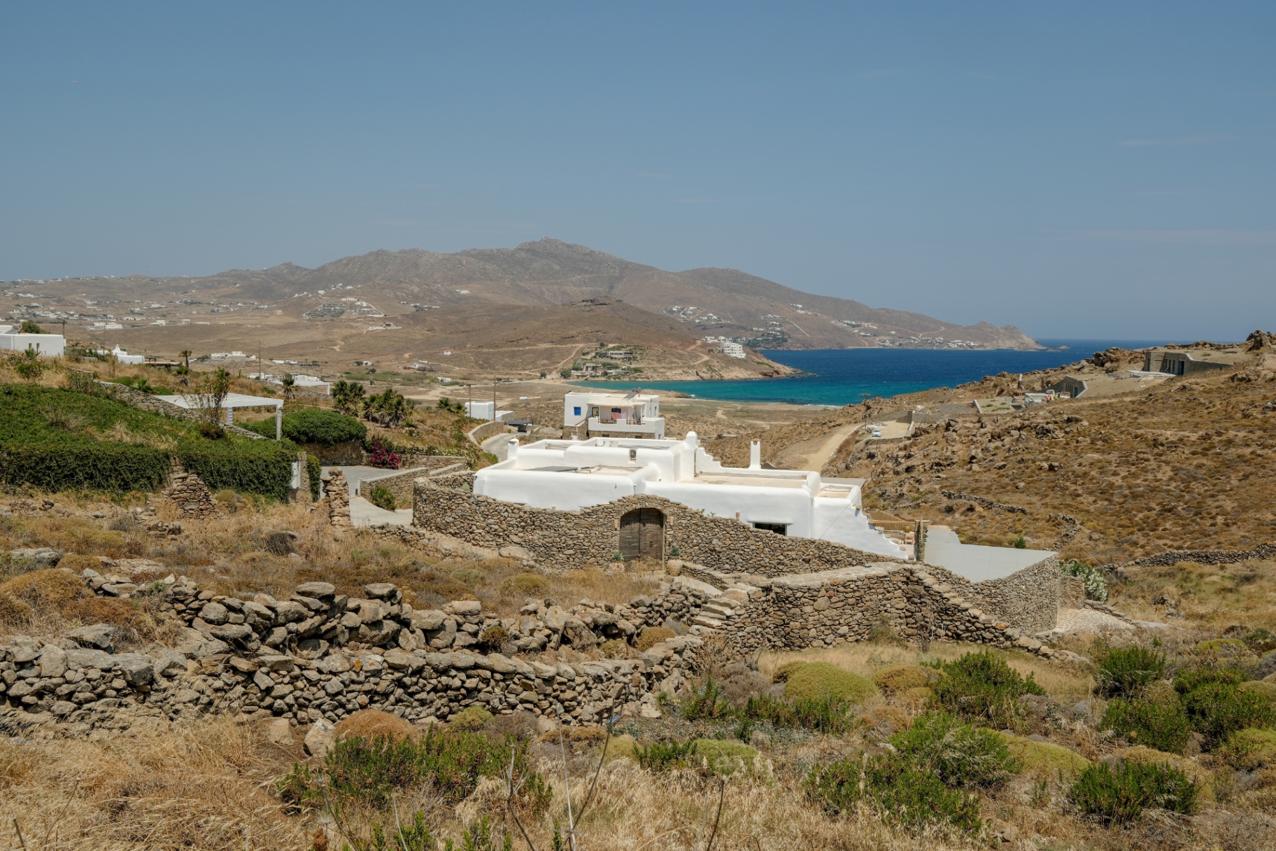 Villa Storia overlooking the Aegean