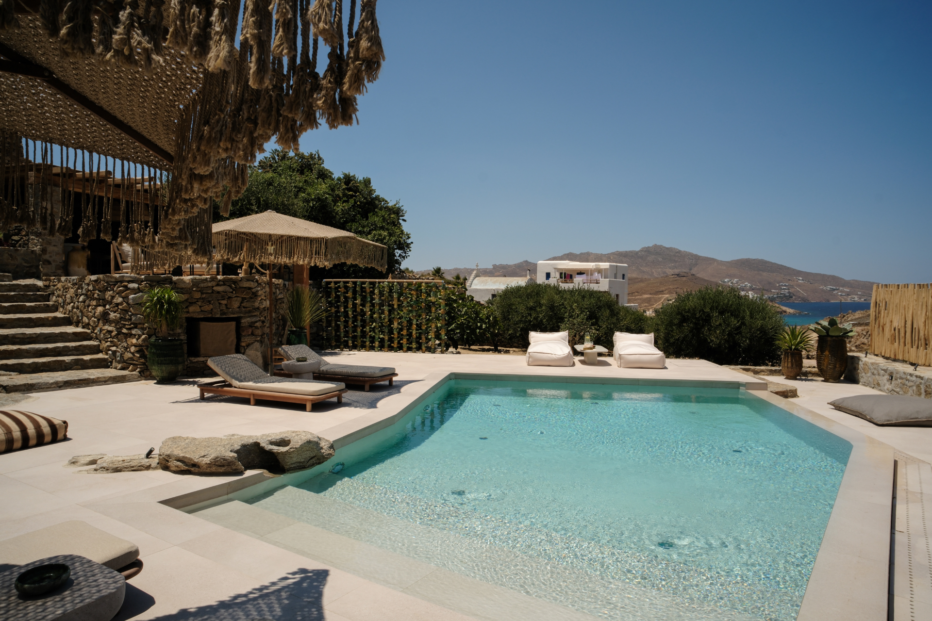 Villa Storia in the warm season